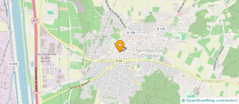 localisation de l'entreprise MONSIEUR STEPHANE FLANDRIN  SAINT-PAUL-TROIS-CHATEAUX