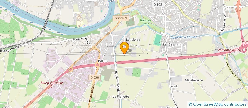 localisation de l'entreprise MONSIEUR STEPHANE FLEURANCE  BOURG-DE-PEAGE