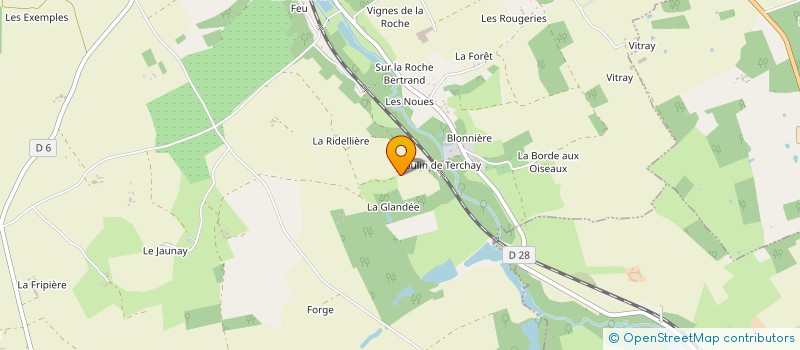 localisation de l'entreprise MONSIEUR STEPHANE FLEUREAU  SAINT-PATERNE-RACAN