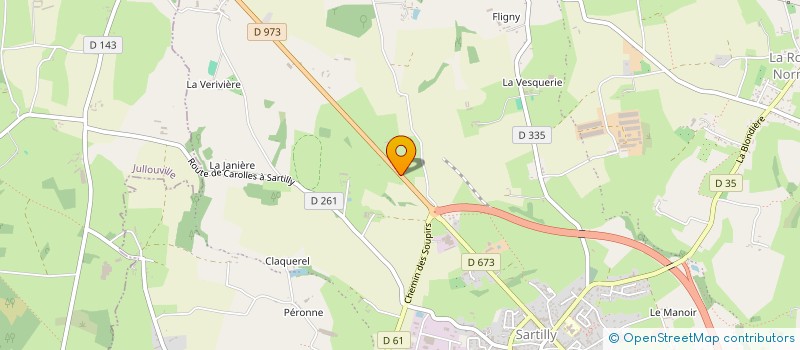 localisation de l'entreprise MONSIEUR STEPHANE FLEURY à SARTILLY-BAIE-BOCAGE