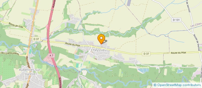 localisation de l'entreprise MONSIEUR STEPHANE FLEURY  CHEYSSIEU