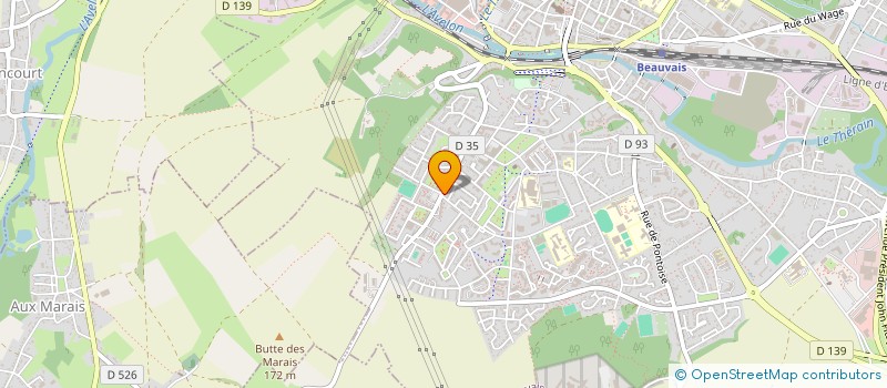 localisation de l'entreprise MONSIEUR STEPHANE FONTAINE  BEAUVAIS