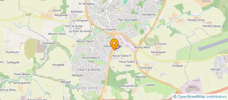 localisation de l'entreprise MONSIEUR STEPHANE FORICHER  GOUESNOU