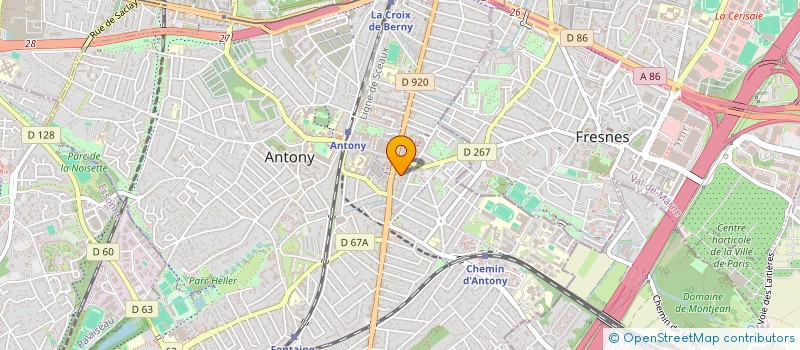 localisation de l'entreprise MONSIEUR STEPHANE FORTE à ANTONY