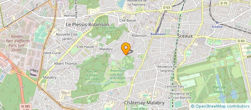 localisation de l'entreprise MONSIEUR STEPHANE FORTIER à CHATENAY-MALABRY