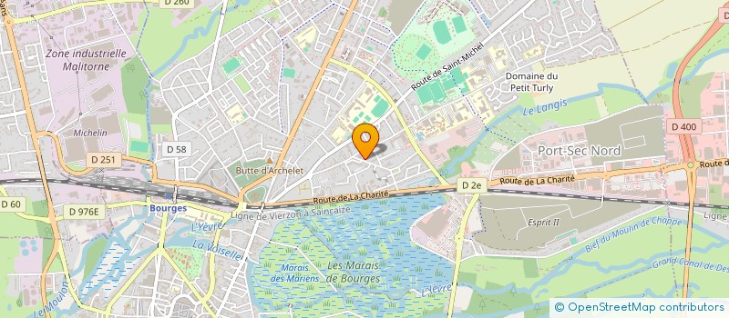 localisation de l'entreprise MONSIEUR STEPHANE FORTIN  BOURGES