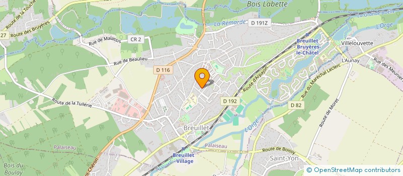 localisation de l'entreprise MONSIEUR STEPHANE FOSSIER à BREUILLET