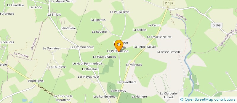 localisation de l'entreprise MONSIEUR STEPHANE FOUBERT  LE BOURGNEUF-LA-FORET