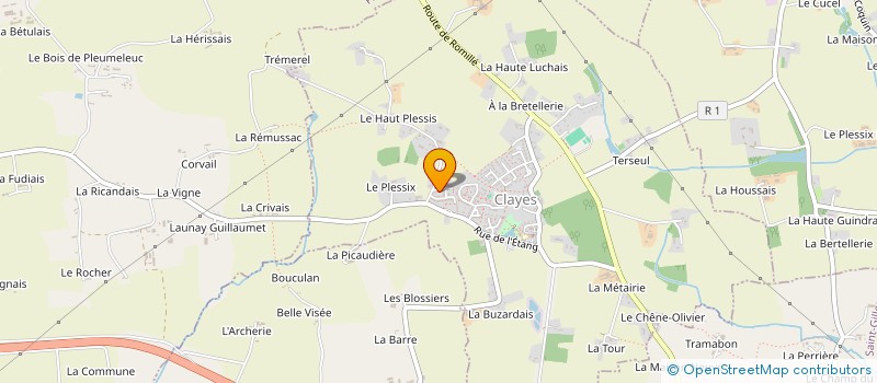 localisation de l'entreprise MONSIEUR STEPHANE FOUBERT  THOURIE