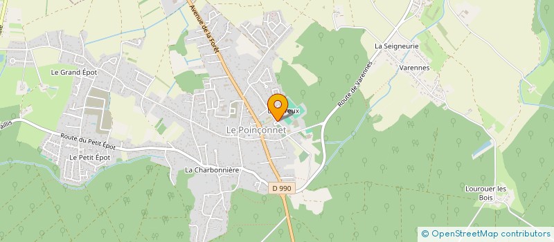 localisation de l'entreprise MONSIEUR STEPHANE FOUCHER  LE POINCONNET