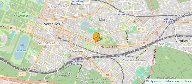 localisation de l'entreprise MONSIEUR STEPHANE FOULON à VERSAILLES