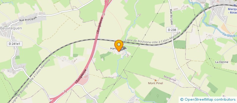 localisation de l'entreprise MONSIEUR STEPHANE FOURDINIER  MARQUISE