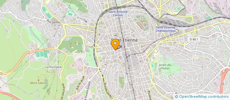 localisation de l'entreprise MONSIEUR STEPHANE FOURNAND  SAINT-ETIENNE