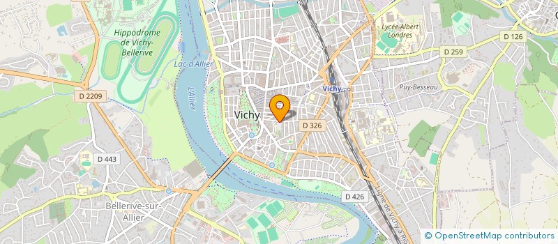 localisation de l'entreprise MONSIEUR STEPHANE FOURNIER à VICHY