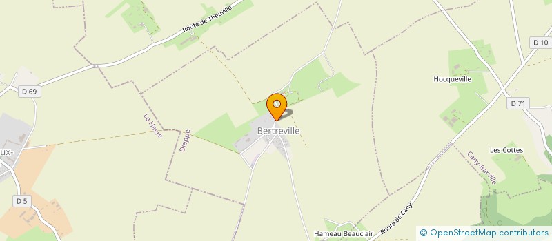 localisation de l'entreprise MONSIEUR STEPHANE FRADET  BERTREVILLE