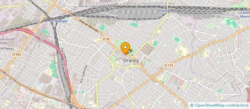 localisation de l'entreprise MONSIEUR STEPHANE FRANCHETTE à DRANCY