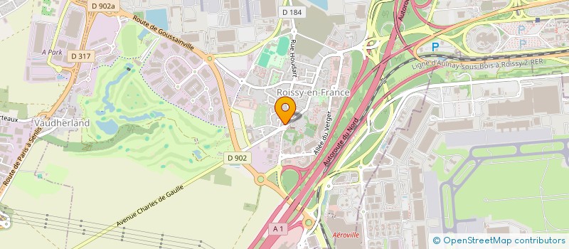 localisation de l'entreprise MONSIEUR STEPHANE FRANCOIS à ROISSY-EN-FRANCE