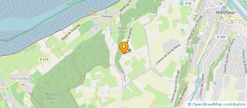 localisation de l'entreprise MONSIEUR STEPHANE FRANCOISE  HONFLEUR