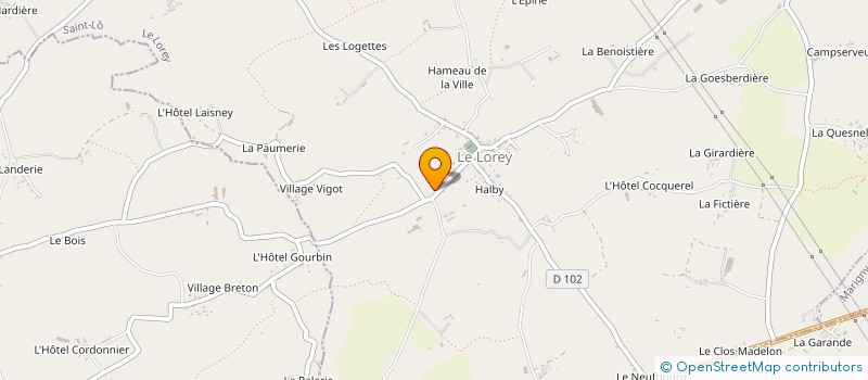 localisation de l'entreprise MONSIEUR STEPHANE FRANCOISE  LE LOREY