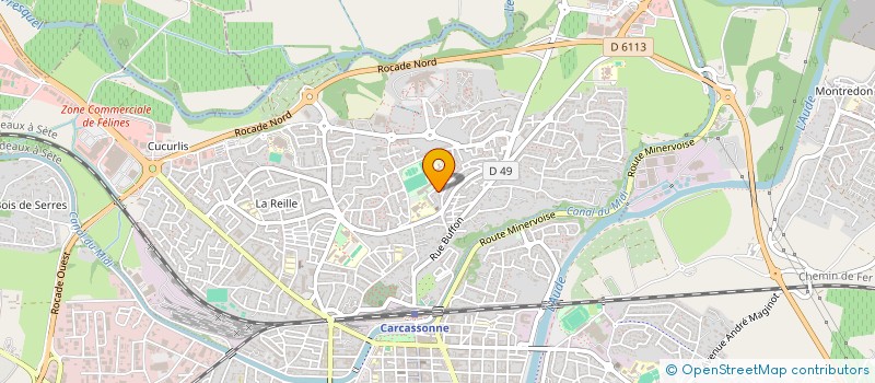 localisation de l'entreprise MONSIEUR STEPHANE FREDERIC JEDRZEJAK  CARCASSONNE