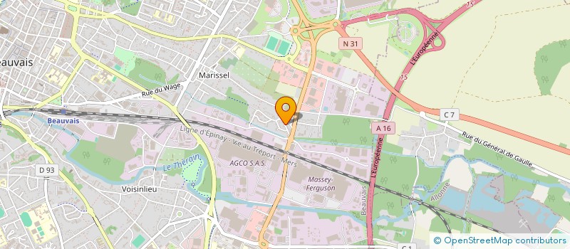 localisation de l'entreprise MONSIEUR STEPHANE FREGARD  BEAUVAIS