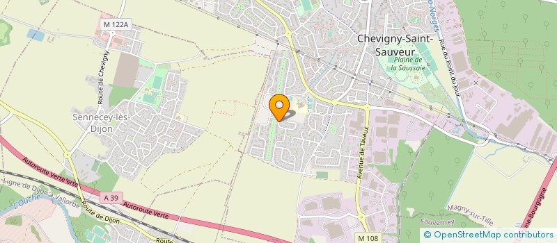 localisation de l'entreprise MONSIEUR STEPHANE FREY à CHEVIGNY-SAINT-SAUVEUR