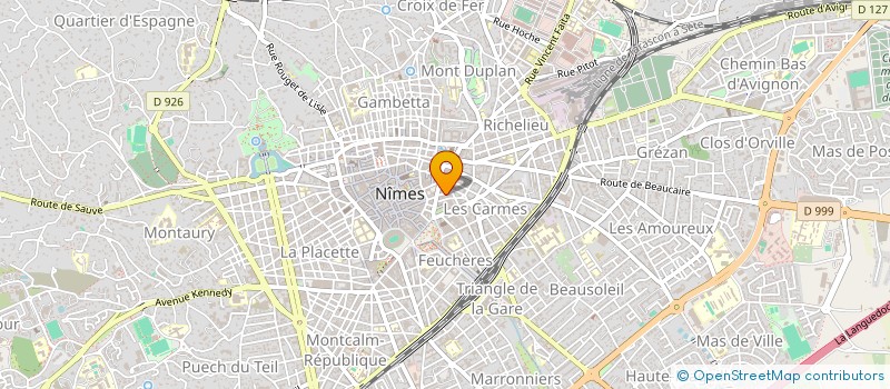 localisation de l'entreprise MONSIEUR STEPHANE FRICON à NIMES