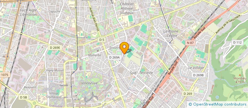 localisation de l'entreprise MONSIEUR STEPHANE FRIER  SAINT-MARTIN-D'HERES