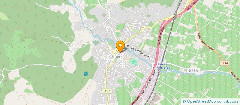 localisation de l'entreprise MONSIEUR STEPHANE FUENTES  CUERS