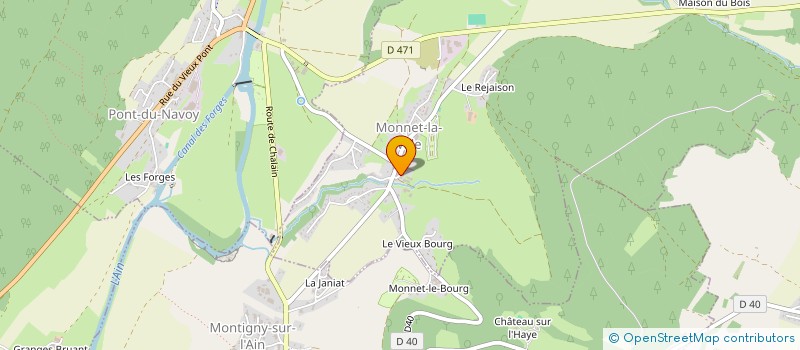 localisation de l'entreprise MONSIEUR STEPHANE FUMEY à MONNET-LA-VILLE