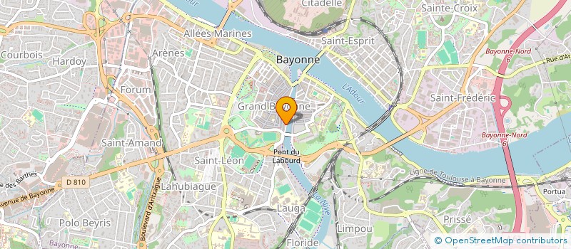 localisation de l'entreprise MONSIEUR STEPHANE GABASTOU à BAYONNE