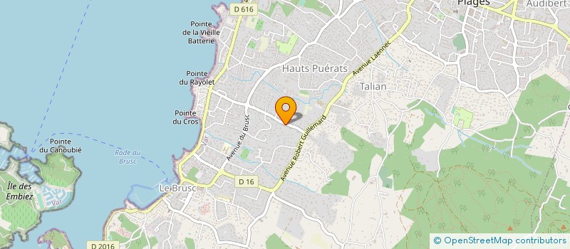 localisation de l'entreprise MONSIEUR STEPHANE GABRIEL à SIX-FOURS-LES-PLAGES
