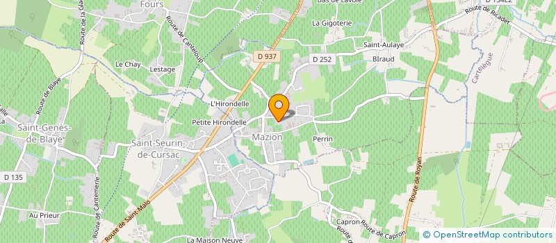 localisation de l'entreprise MONSIEUR STEPHANE GACHON  MAZION