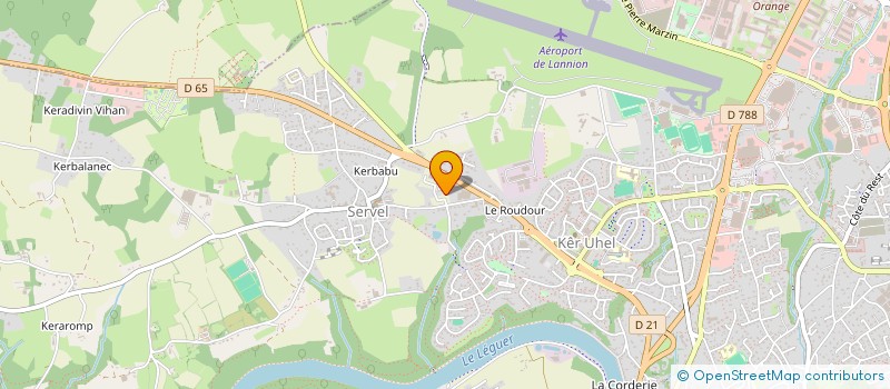 localisation de l'entreprise MONSIEUR STEPHANE GAGNON à LANNION