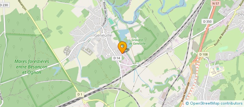 localisation de l'entreprise MONSIEUR STEPHANE GAIFFE  GENEUILLE