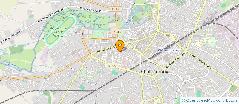 localisation de l'entreprise MONSIEUR STEPHANE GAILLOCHON à CHATEAUROUX