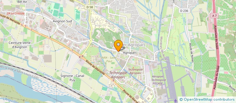 localisation de l'entreprise MONSIEUR STEPHANE GALDEANO  AVIGNON