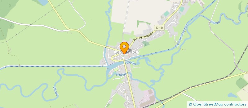 localisation de l'entreprise MONSIEUR STEPHANE GALIANO  CERCY-LA-TOUR