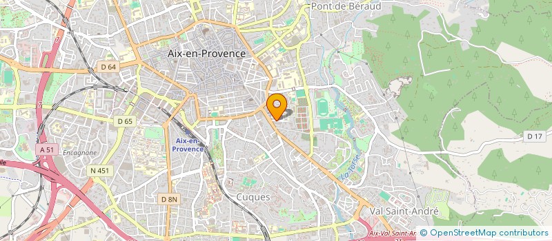 localisation de l'entreprise MONSIEUR STEPHANE GALLAND à AIX-EN-PROVENCE