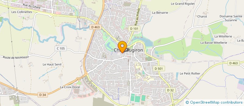 localisation de l'entreprise MONSIEUR STEPHANE GALLARD à CHATEAUGIRON