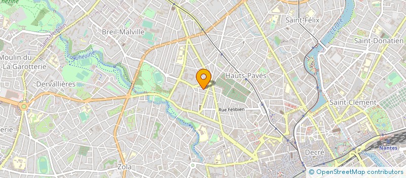 localisation de l'entreprise MONSIEUR STEPHANE GALLET à NANTES