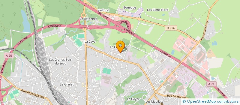 localisation de l'entreprise MONSIEUR STEPHANE GALLET  VIERZON