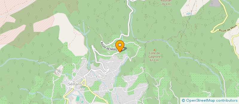 localisation de l'entreprise MONSIEUR STEPHANE GALLET  SEILLANS