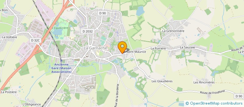 localisation de l'entreprise MONSIEUR STEPHANE GALLET à LA GARNACHE
