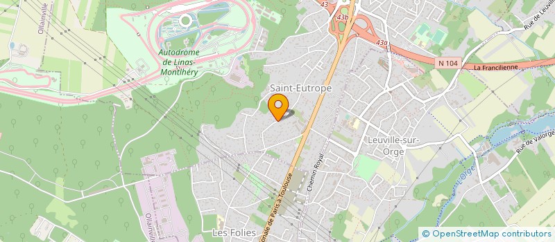 localisation de l'entreprise MONSIEUR STEPHANE GALLIS  LINAS