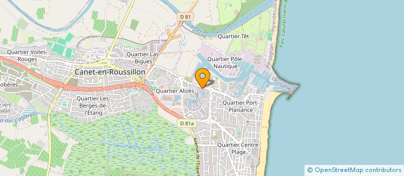 localisation de l'entreprise MONSIEUR STEPHANE GALLOIS  CANET-EN-ROUSSILLON