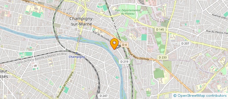 localisation de l'entreprise MONSIEUR STEPHANE GALVAO à CHAMPIGNY-SUR-MARNE