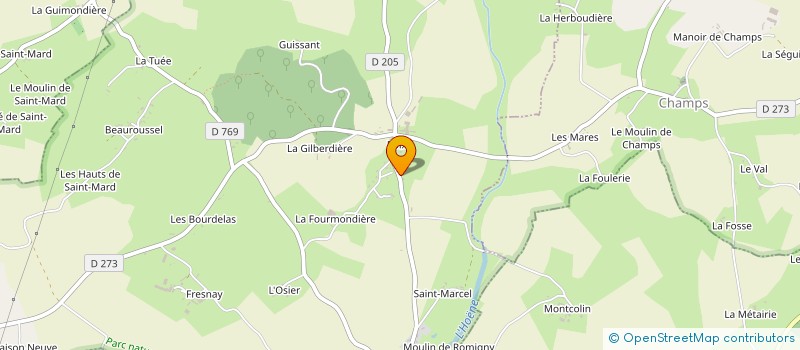 localisation de l'entreprise MONSIEUR STEPHANE GAMARD à SAINTE-CERONNE-LES-MORTAGNE