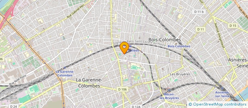 localisation de l'entreprise MONSIEUR STEPHANE GAMBLIN à LA GARENNE-COLOMBES