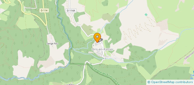 localisation de l'entreprise MONSIEUR STEPHANE GANAN  ORIS-EN-RATTIER